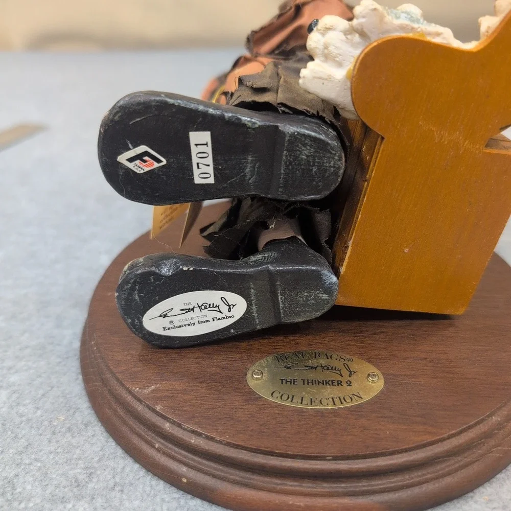 Emmett Kelly Jr., Real Rags "The Thinker 2" Collection Clown Figurine Limited Ed - Picture 6 of 6